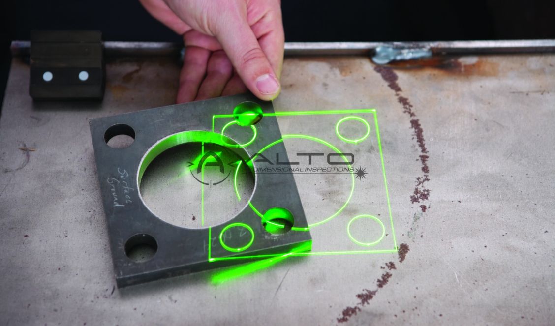 Laser projection-based digital fixture system used for accurate assembly and welding guidance.