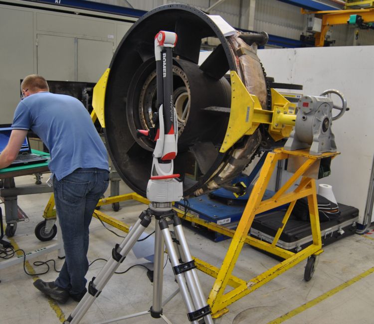 reverse engineering of aerospace component