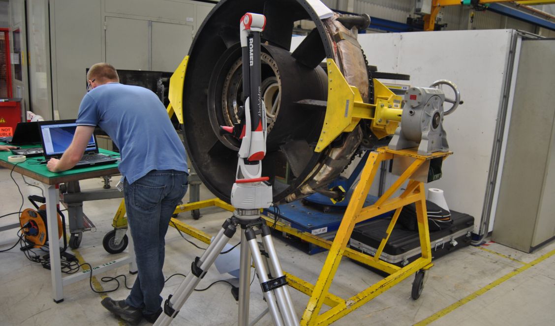 reverse engineering of aerospace component